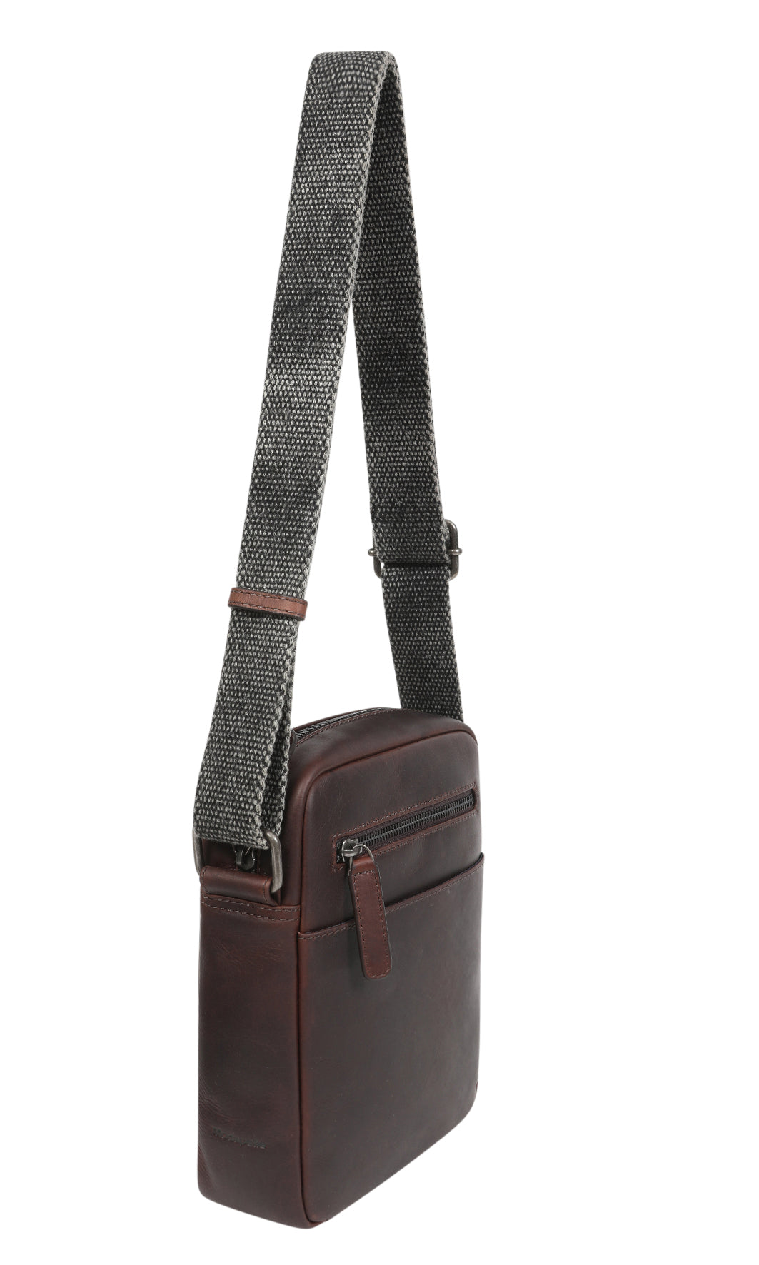 MEN'S COW LEATHER CROSS BODY BAG