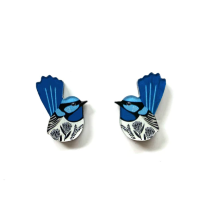 SMYLE FAIRY WREN STUDS