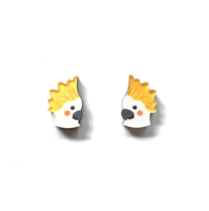 SMYLE SULPHUR-CRESTED COCKATOO STUDS