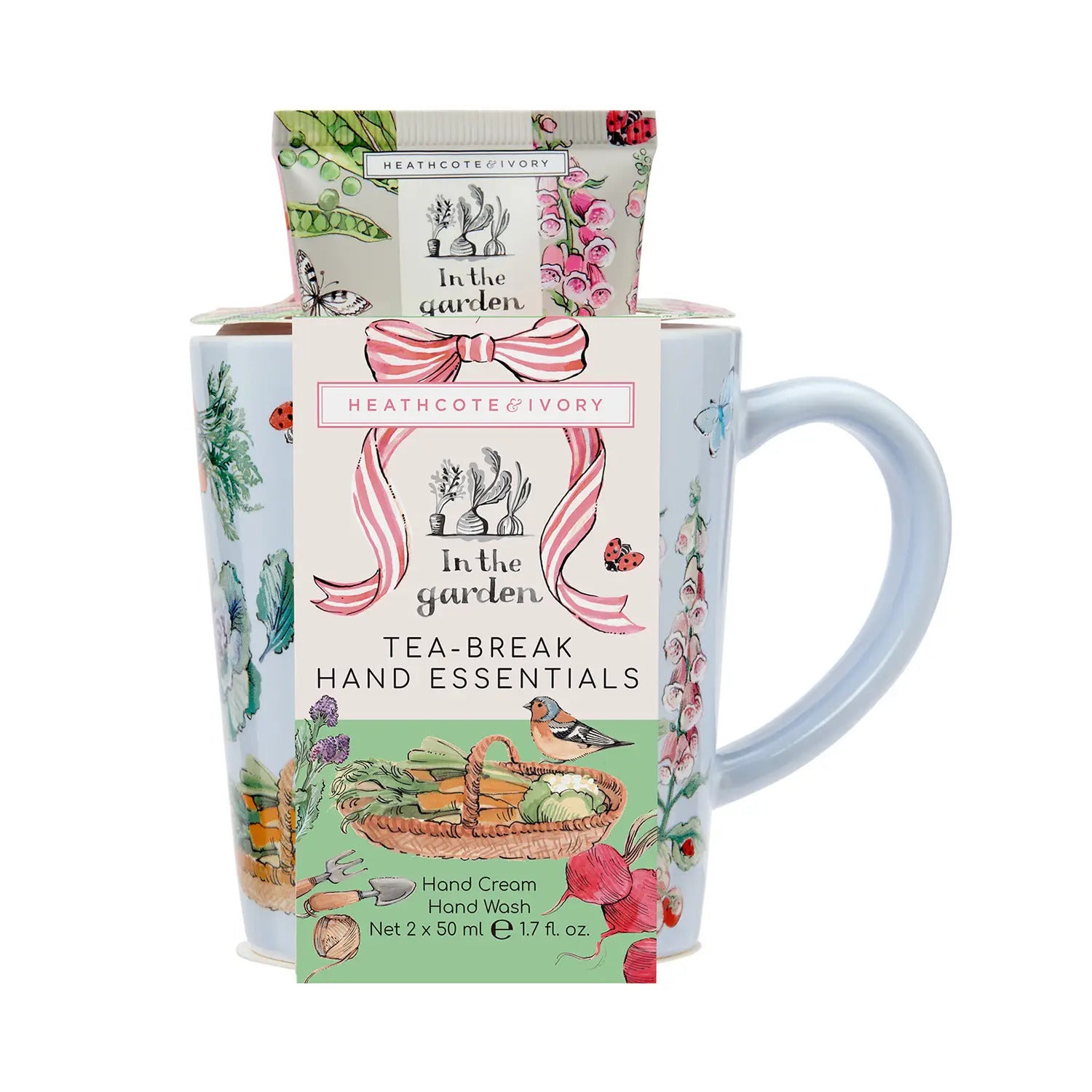 Heathcote & Ivory In The Garden Tea Break Ceramic Mug & Hand Cream