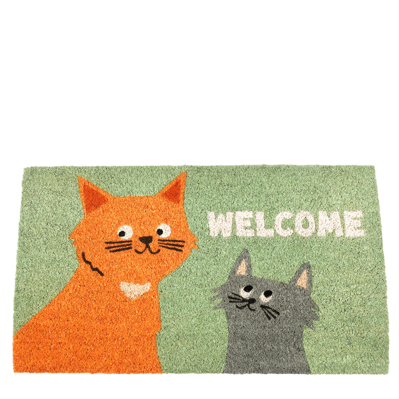 REX LONDON DOORMAT - NINE LIVES