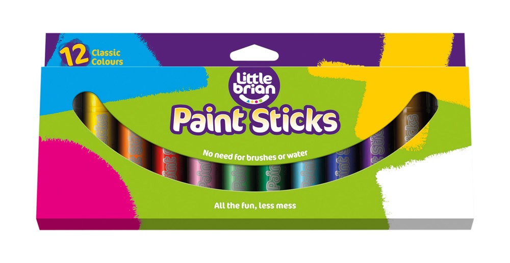 LITTLE BRAIN PAINT STICKS 12 PK
