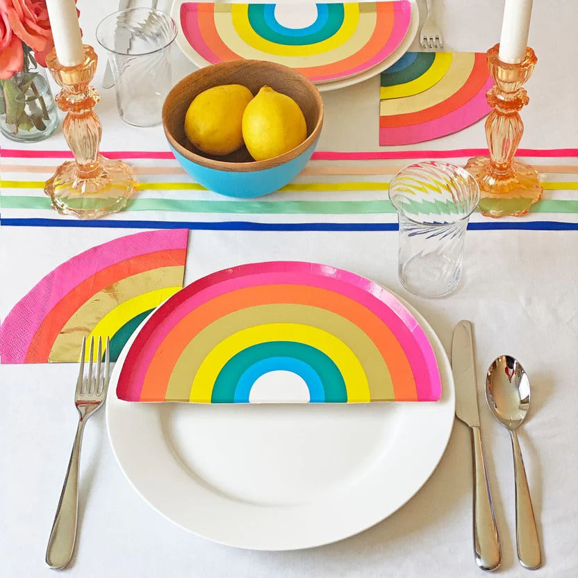 Talking Tables Party Rainbow Plates