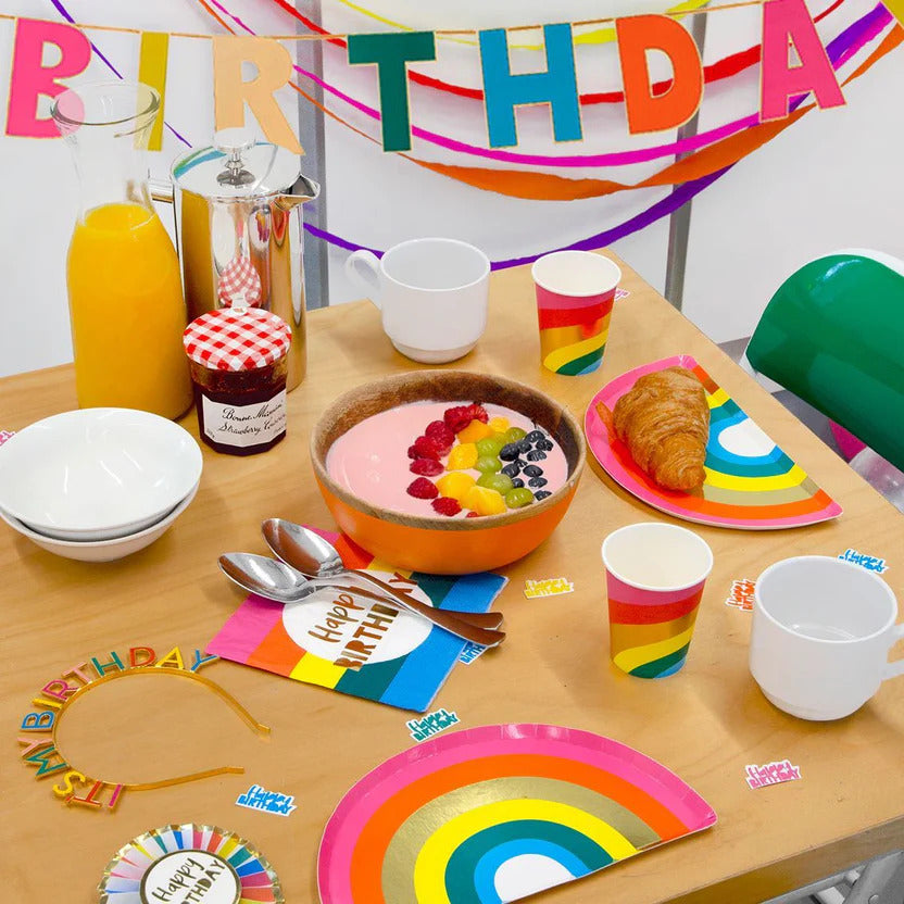 Talking Tables Party Rainbow Plates