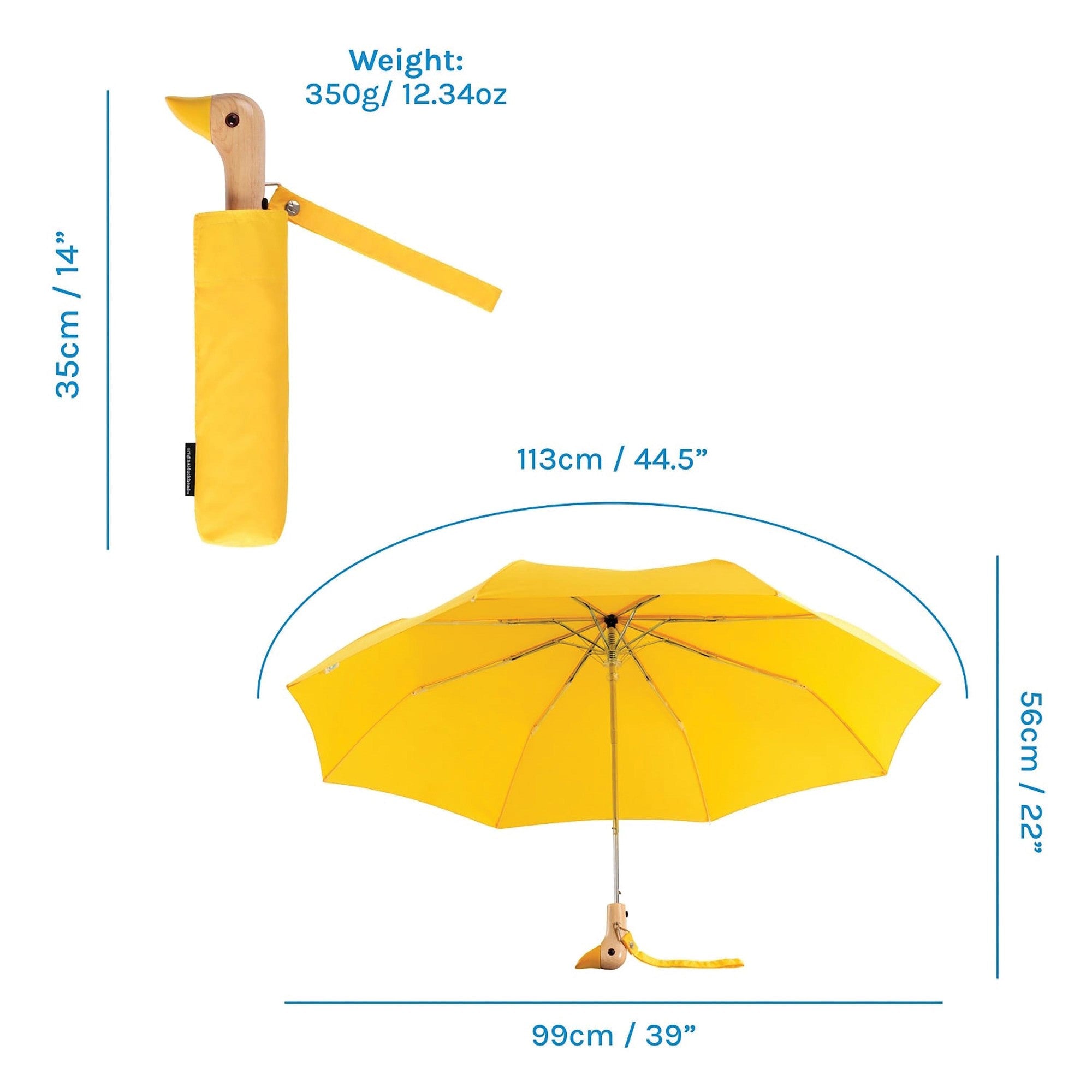 DUCK UMBRELLA YELLOW
