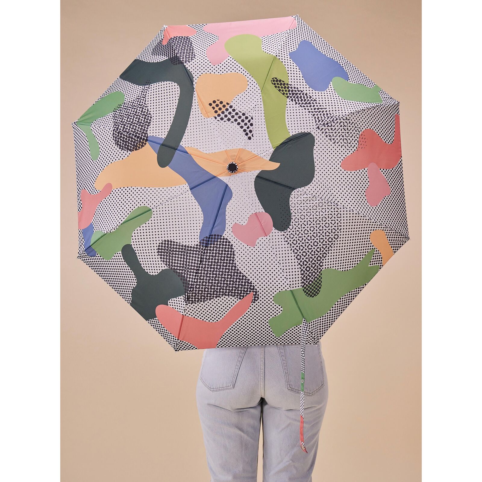 DUCK UMBRELLA DOTS