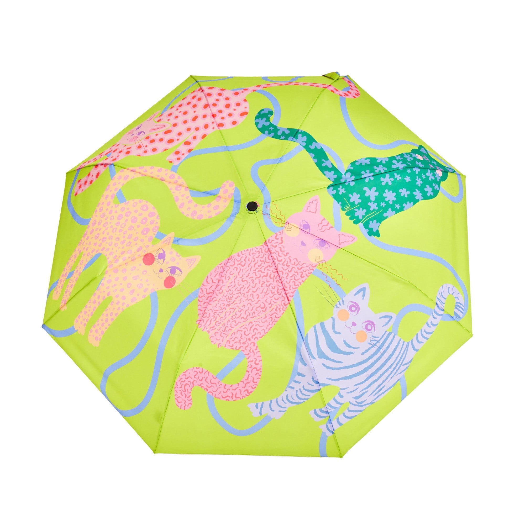 DUCK UMBRELLA LIME ARTY CATS