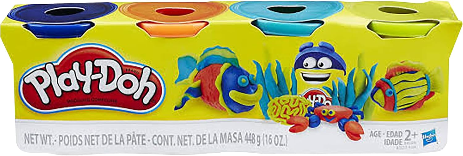 PLAYDOH 4 TUB ASSTD