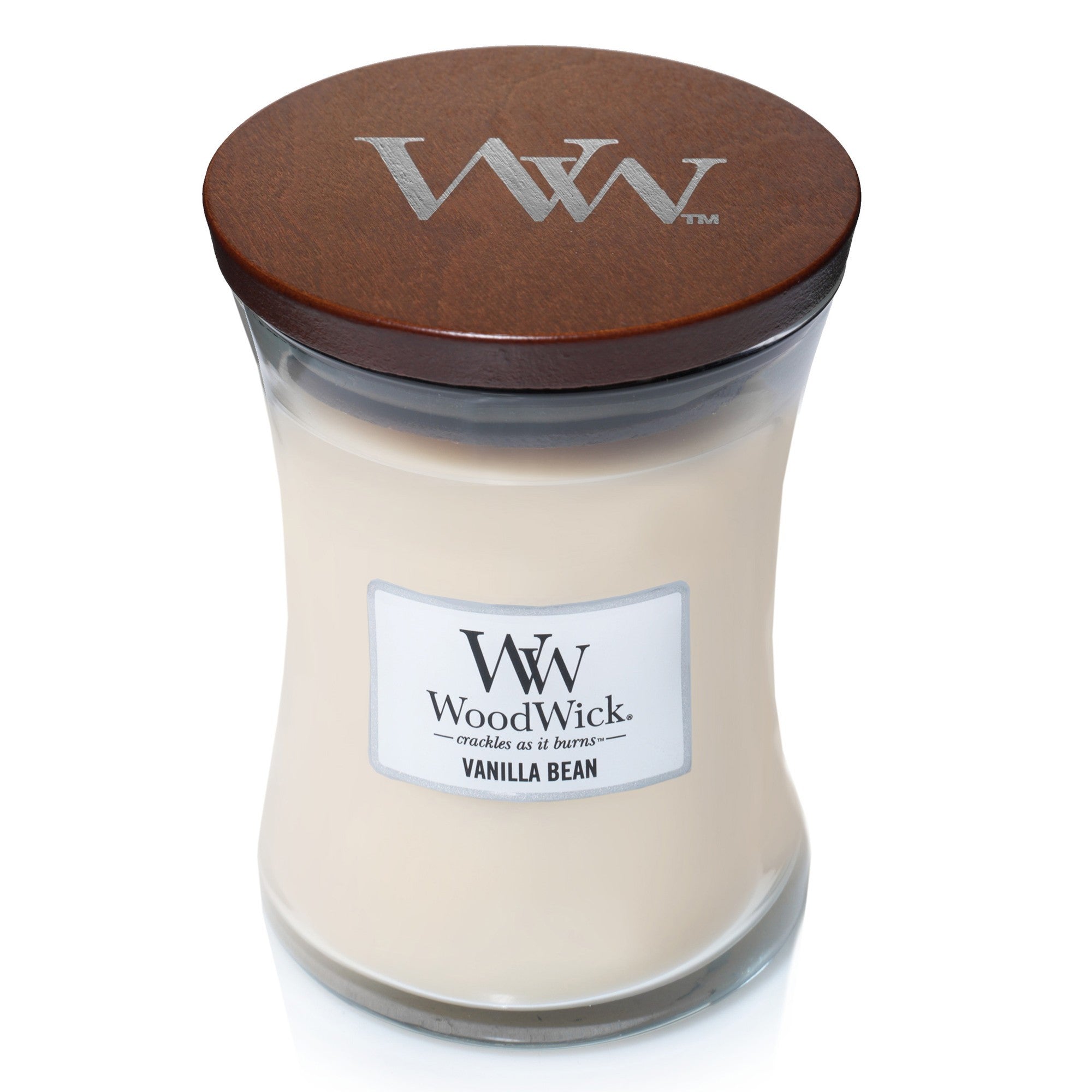 WoodWick Vanilla Bean - Medium Hourglass Candle