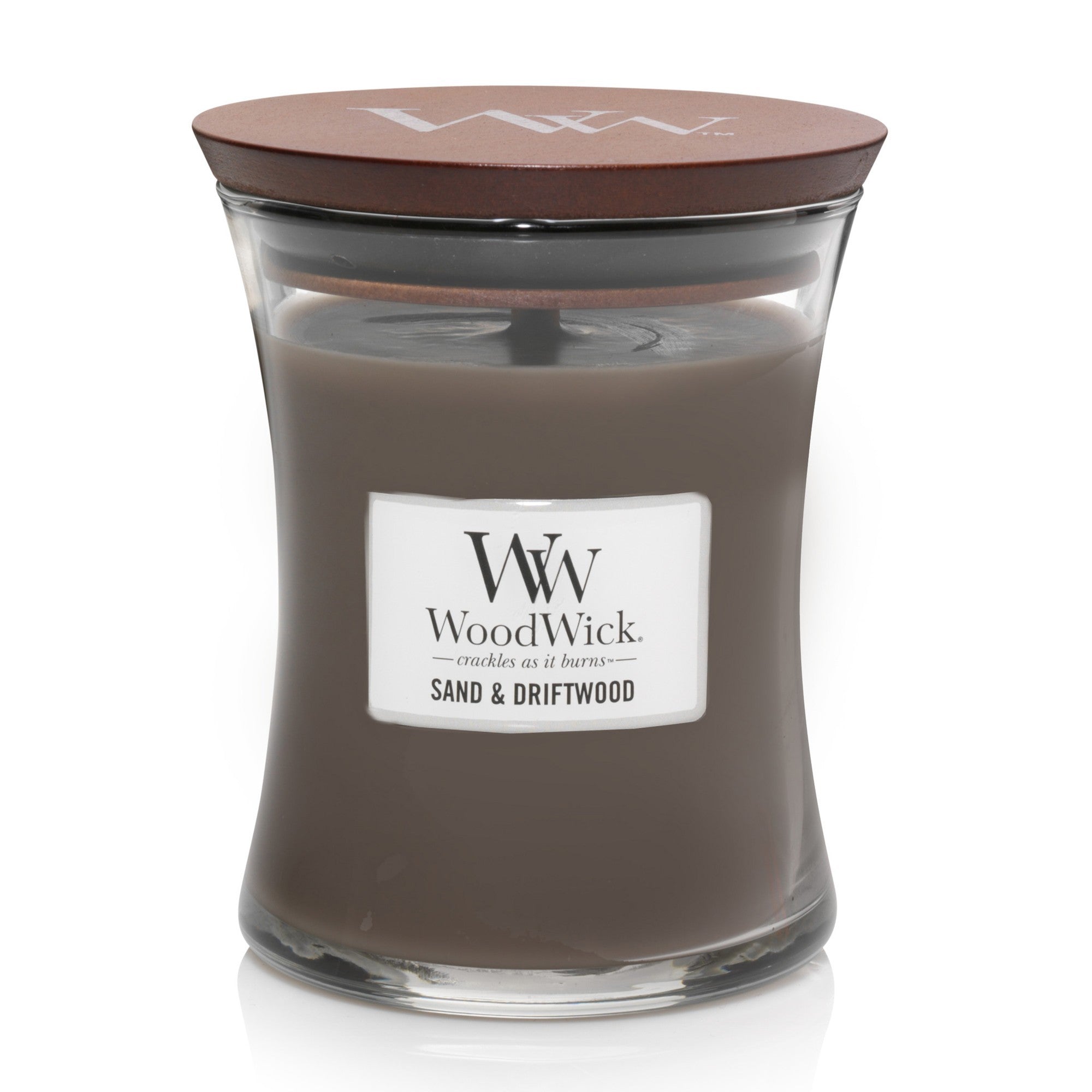 WoodWick Medium Hourglass Candle  Sand & Driftwood