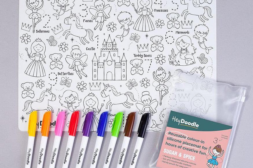 HEY DOODLE SUGAR AND SPICE SILICONE MAT 