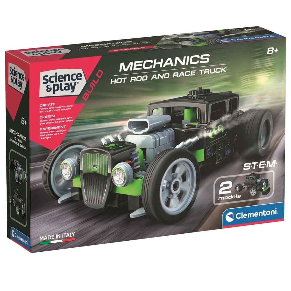 Mechanics Hot Rod and Race Track  -  Science Play
