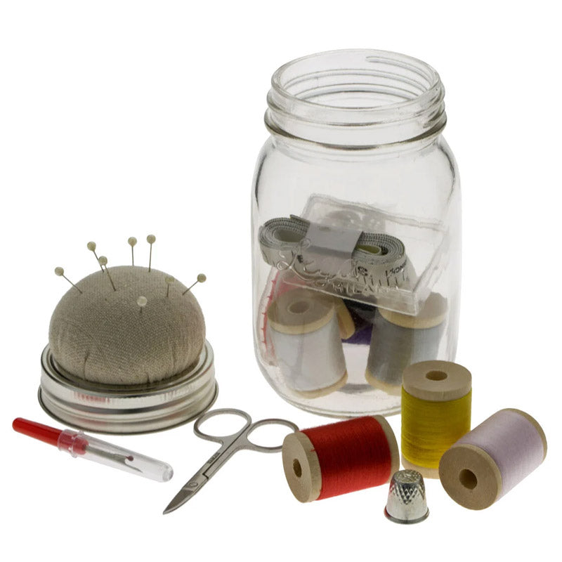 SEWING KIT IN A JAR 