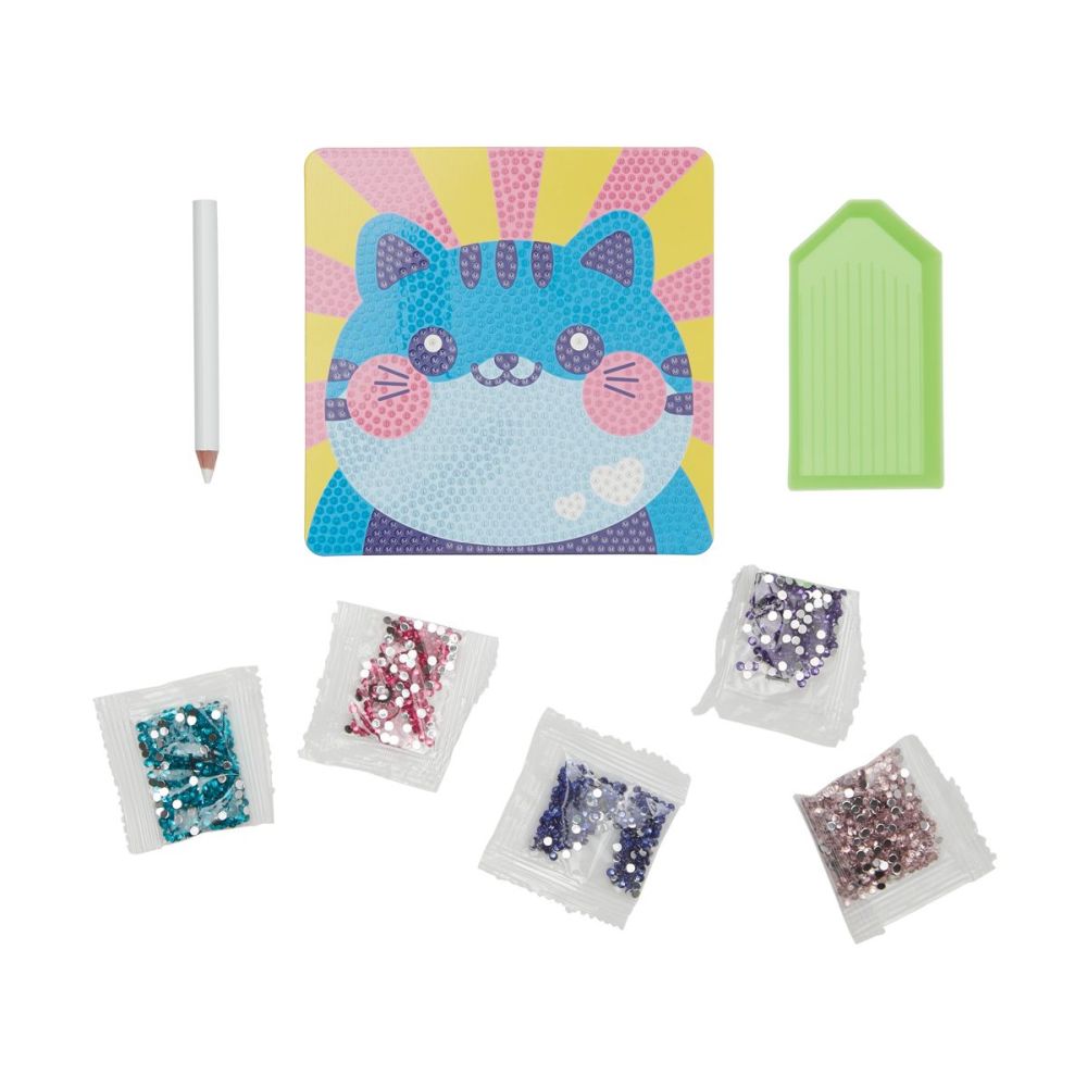 Ooly Razzle Dazzle D.I.Y. MINI Gem ART KIT - Cutesy CAT (Other) 