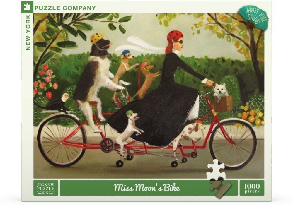 JIGSAW PUZZLE- MISS MOON'S BIKE: Feb 24