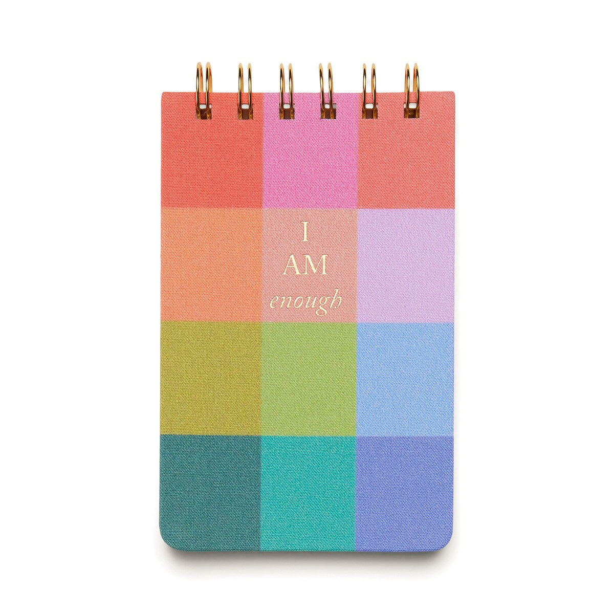 TWIN WIRE NOTEPAD RAINBOW - I AM ENOUGH 