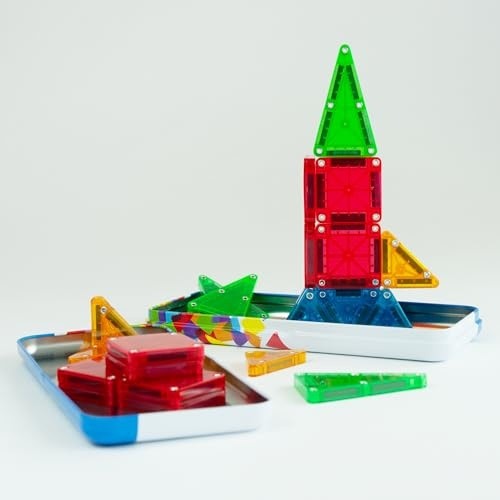 Magna-Tiles MicroMAGS 26-piece travel set