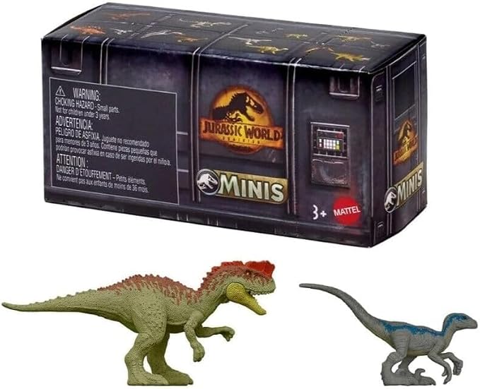 Jurassic Park Mattel Mini Figure Assorted (RANDOM COLOR)