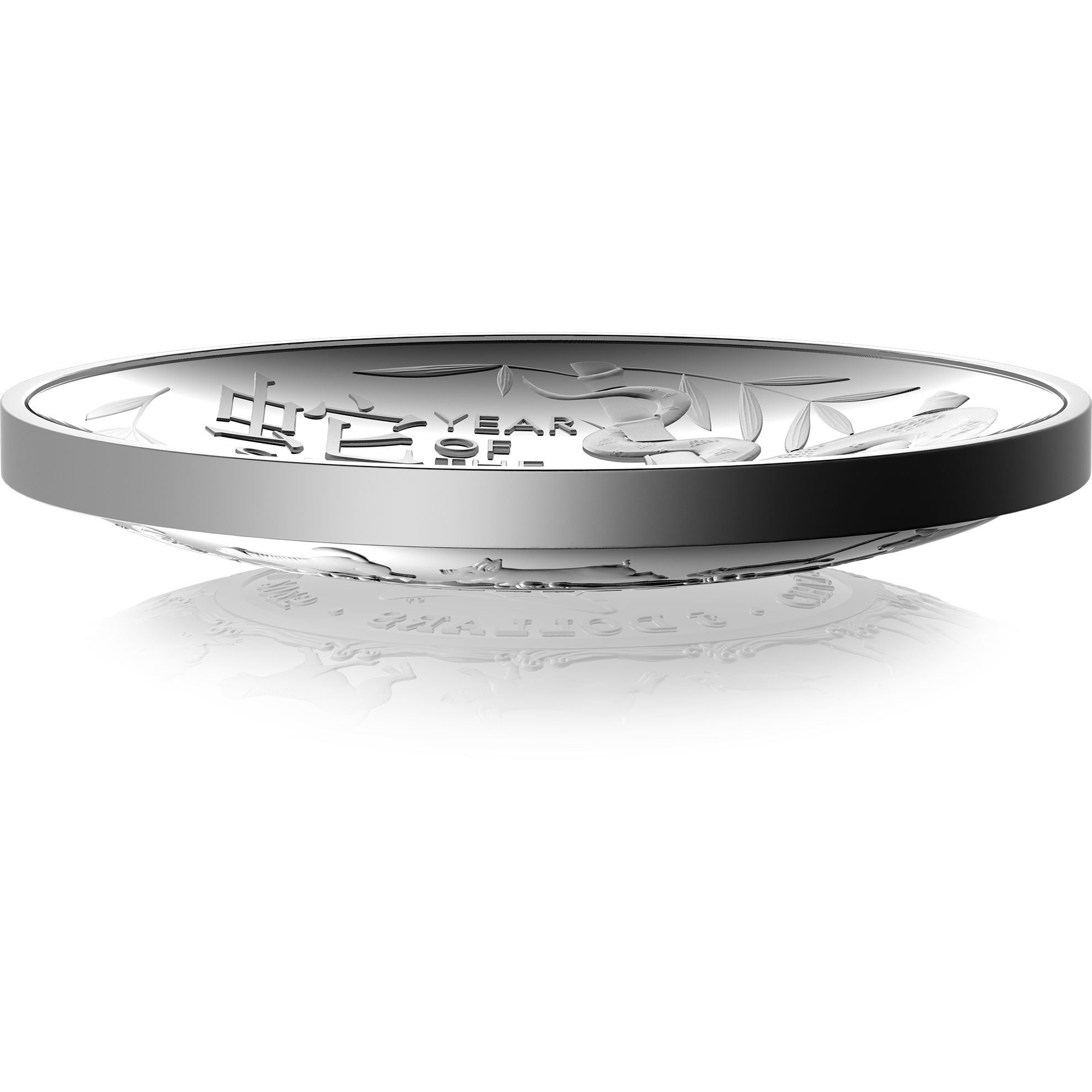 COIN 2025 $5FINE SILVER PROOF DOMED COIN  -  LUNAR SERIES  - YEAR OF THE SNAKE