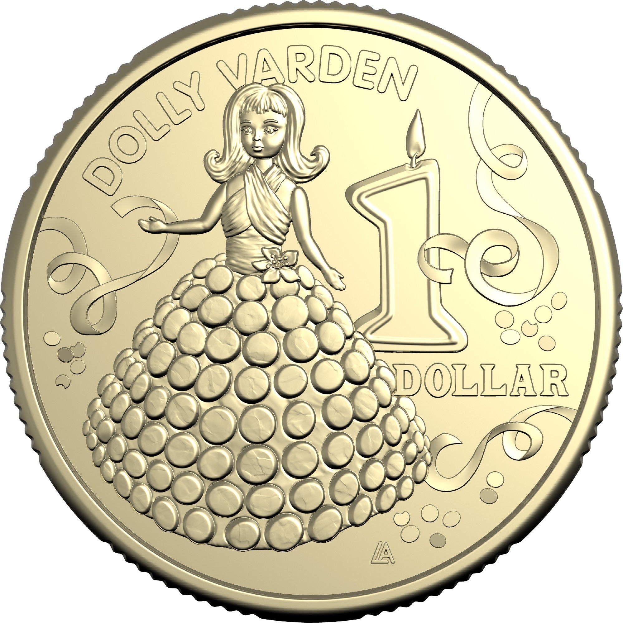 AWW  2025 $1 AIBr Uncirculated Coin - Dolly Varden
