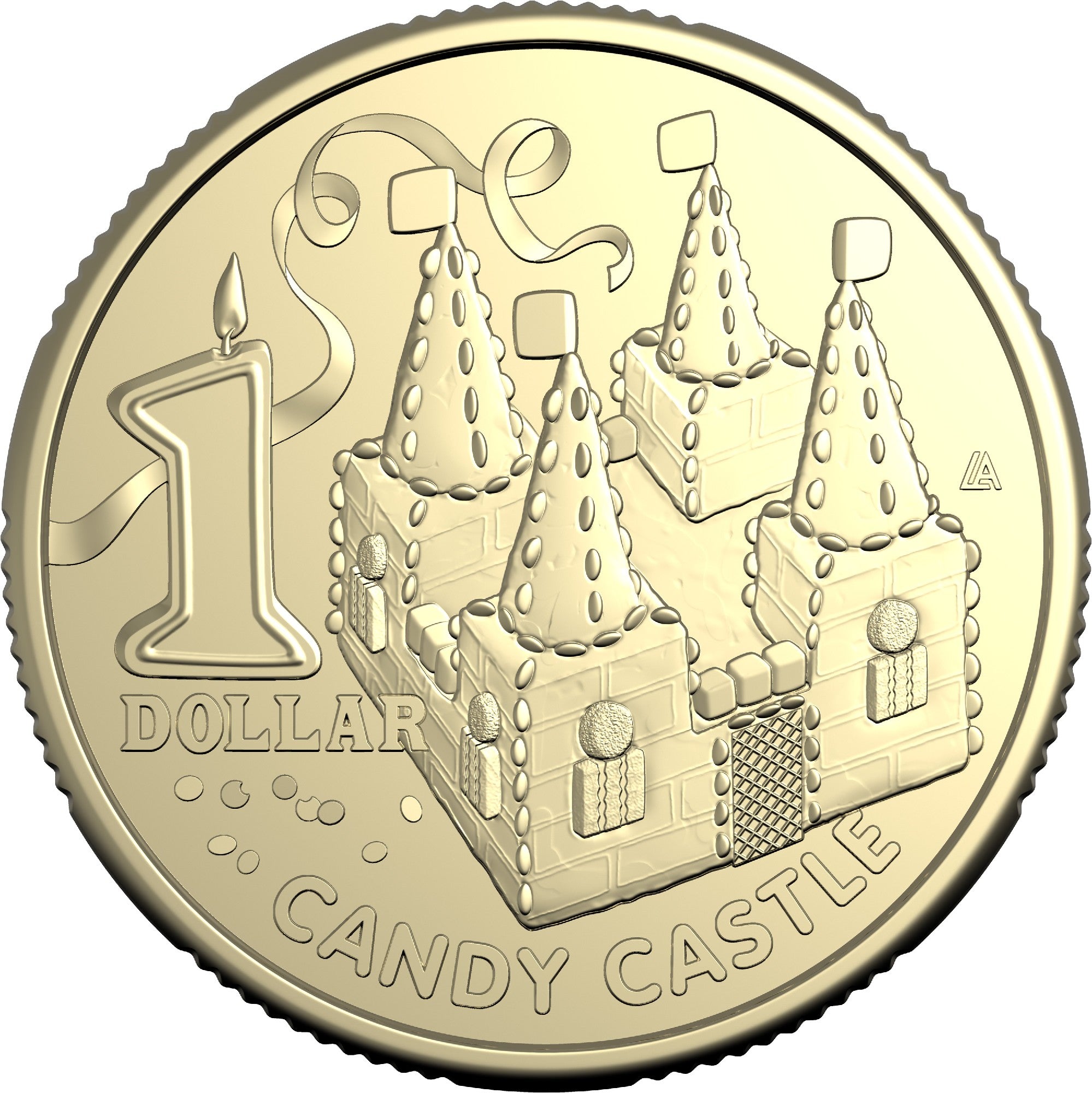 AWW  2025 $1 AIBr Uncirculated Coin - Candy Castle