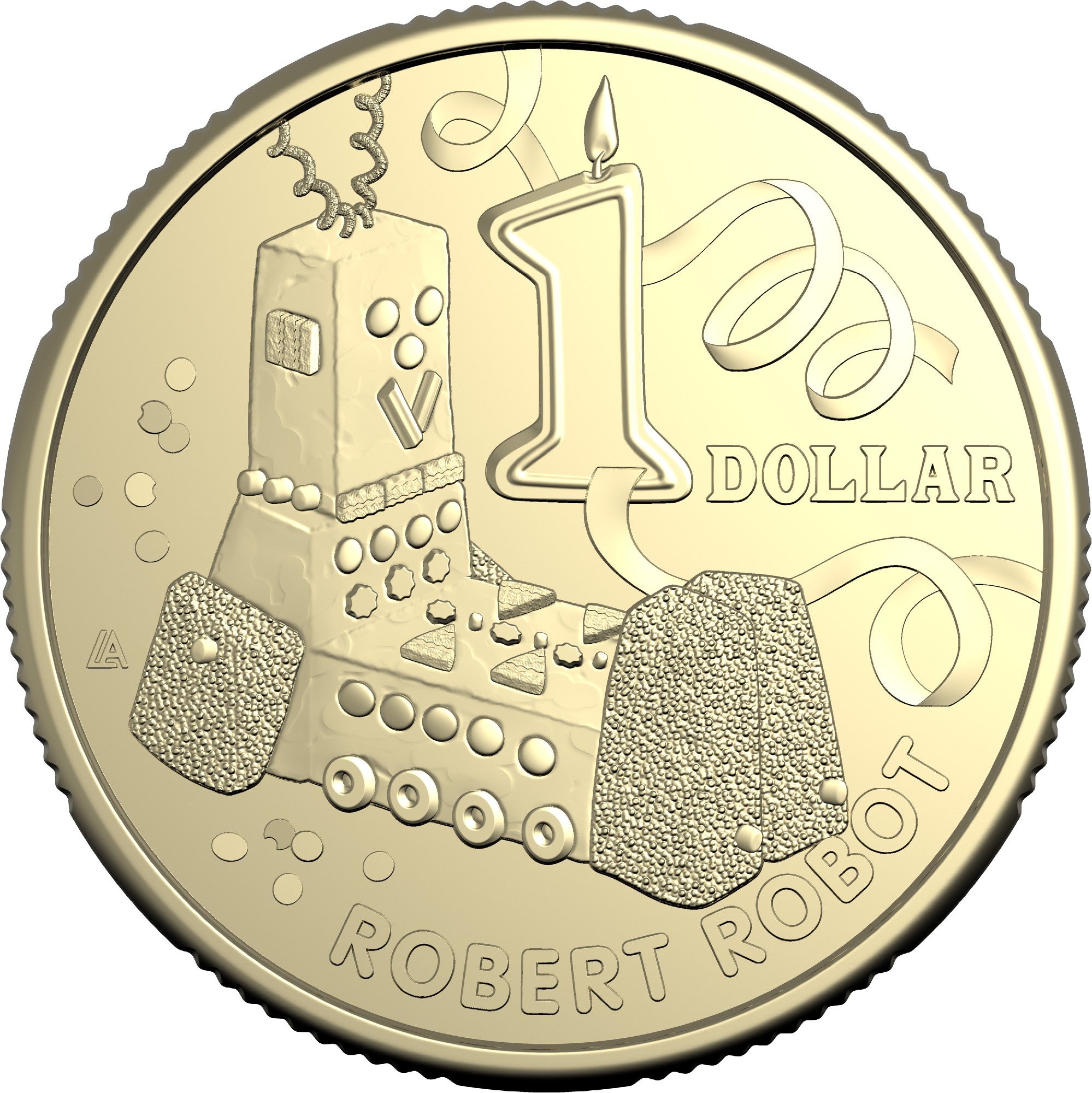 AWW  2025 $1 AIBr Uncirculated Coin - Robert Robot