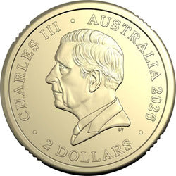 2026 $2 Dawn Service  Coloured Uncirculated Mintmark Coin