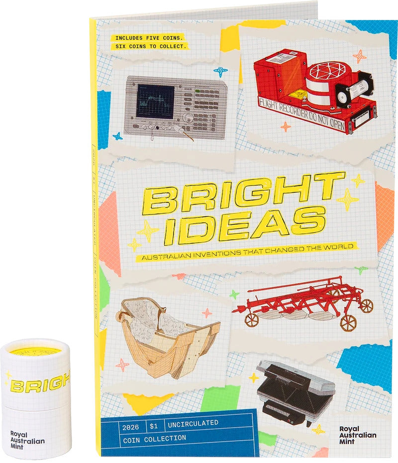 Bright Ideas 2026 $1 Uncirculated Collection Folder and Five-Coin Set