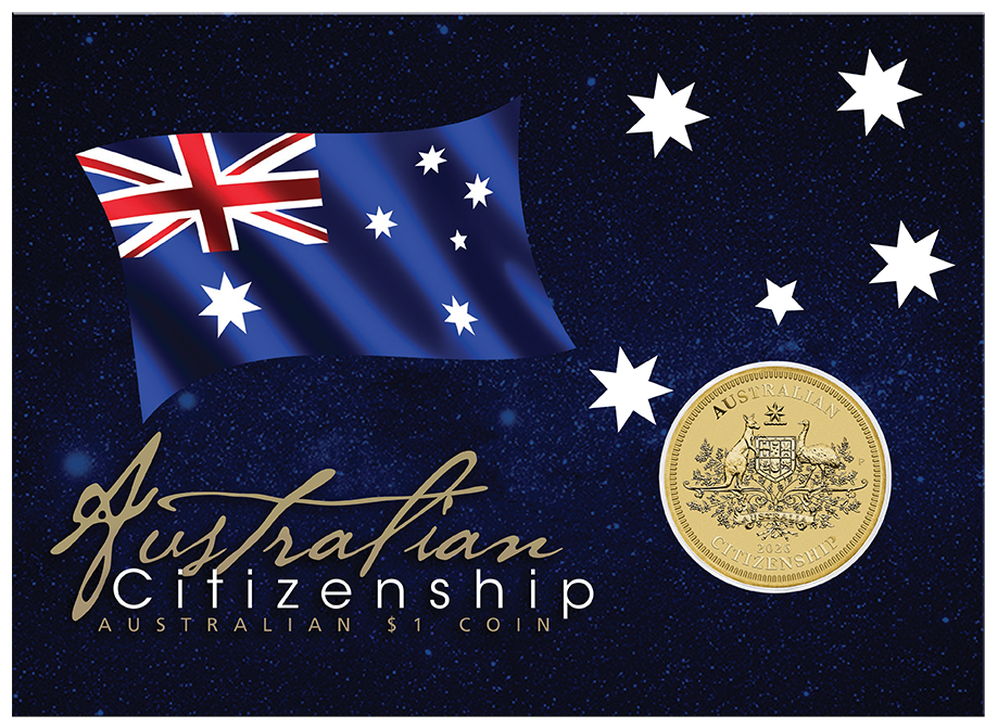 2026 Australian Citizenship Coin In Card