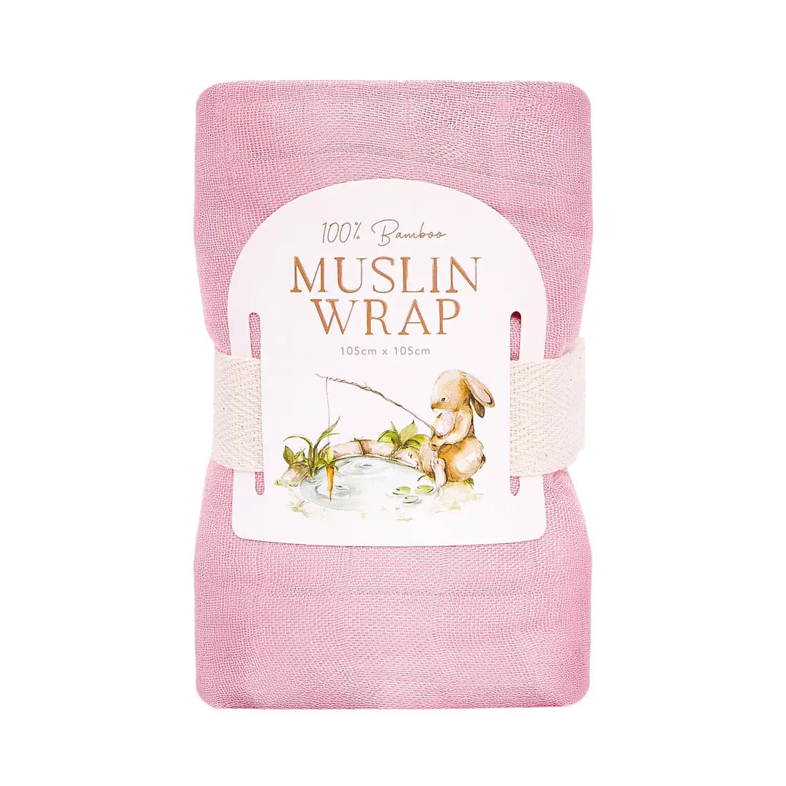 Tiny Wonders Pink Muslin Wrap