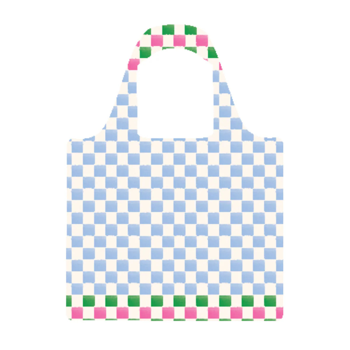 Ruby Olive Reusable Shopping Bag - Check Mate