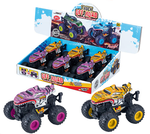 Monster Truck Friction with Lights & Sound Stunt Car