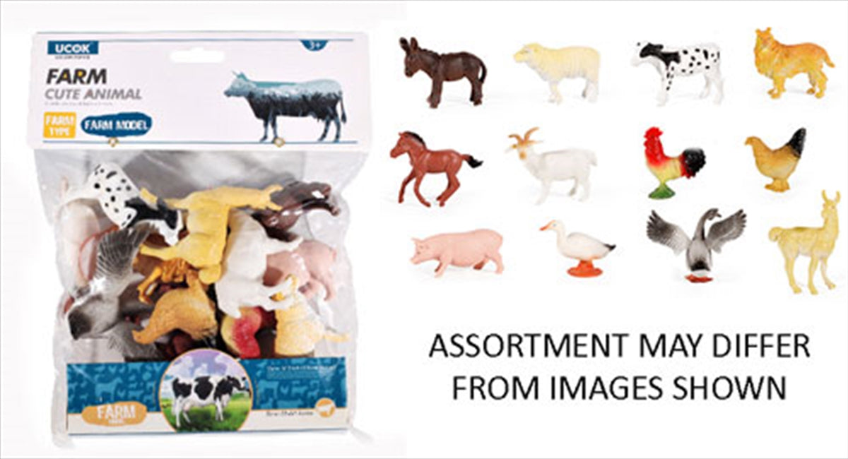 Farm Animals Asst. 12pk