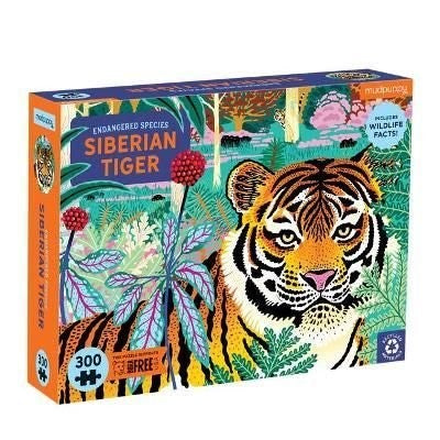 Siberian Tiger Endangered Species 300 Piece Puzzle (Other)