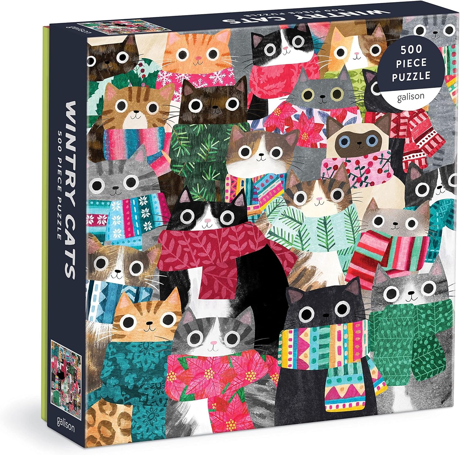 WINTRY CATS PUZZLE 500PC