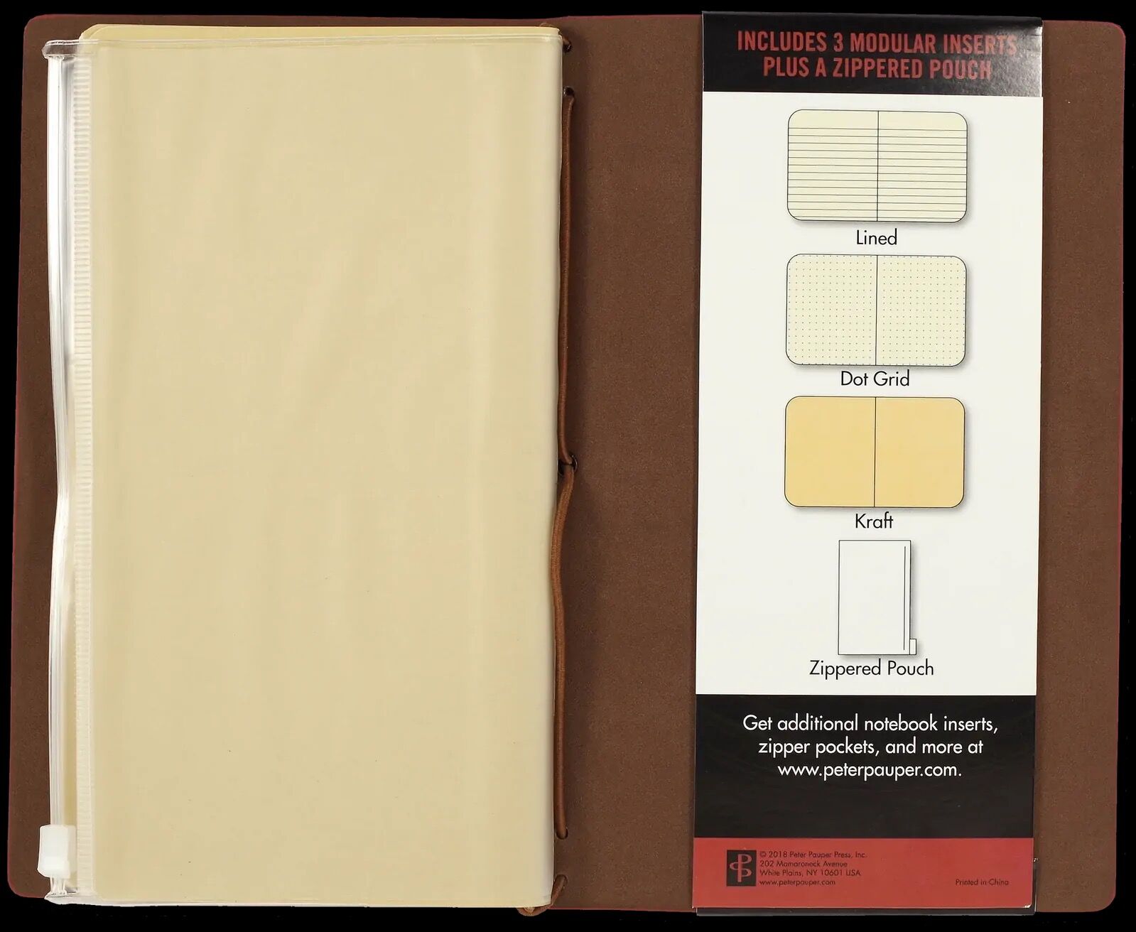 Voyager Burgundy Journal
