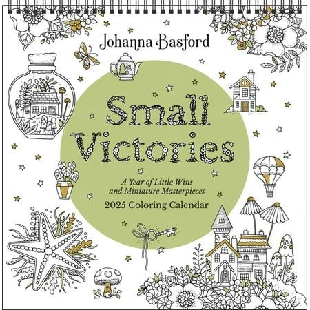 Johanna Basford, Small Victories Colouring Calendar 2025