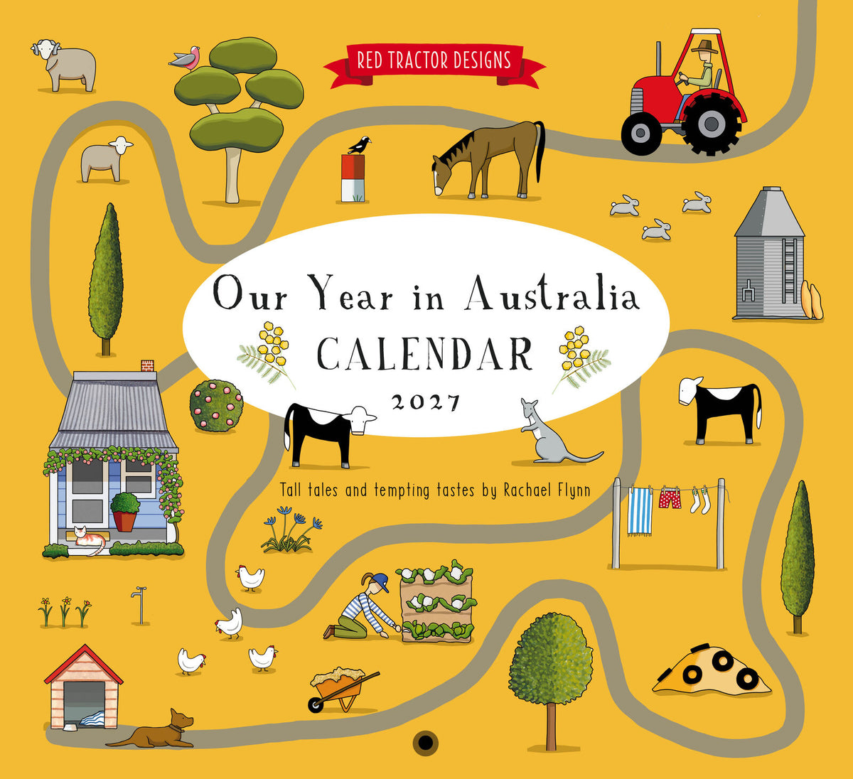 2027 OUR YEAR IN AUSTRALIA CALENDAR by  RED TRACTOR