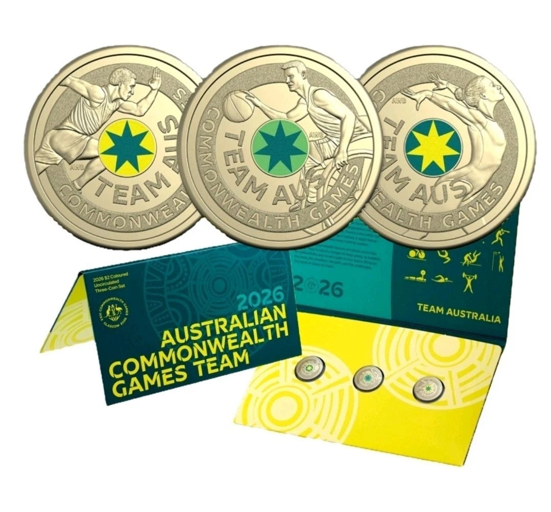 2026 $2 Commonwealth Games - Three Coin Set